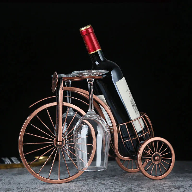 🚲 Vintage Carriage Bike Wine Rack