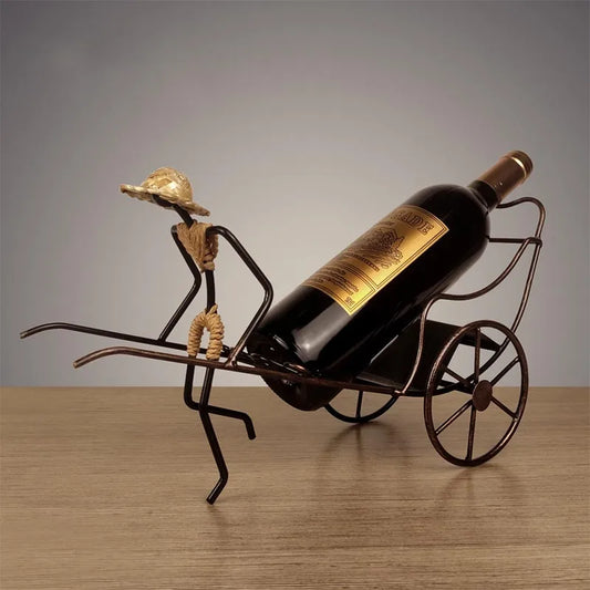 🍷 Vintage Tricycle Wine Rack