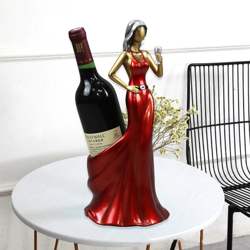 💃 Dancing Girl Wine Rack