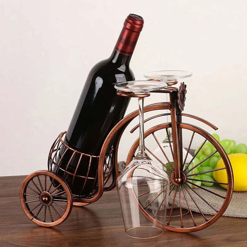 🚲 Vintage Carriage Bike Wine Rack