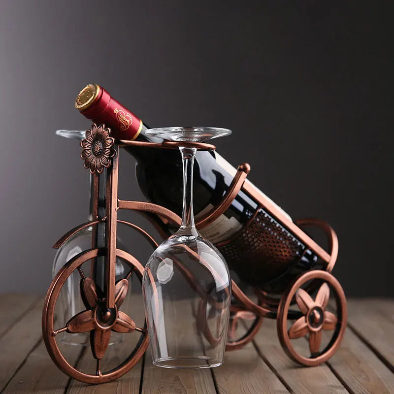 🚲 Vintage Carriage Bike Wine Rack